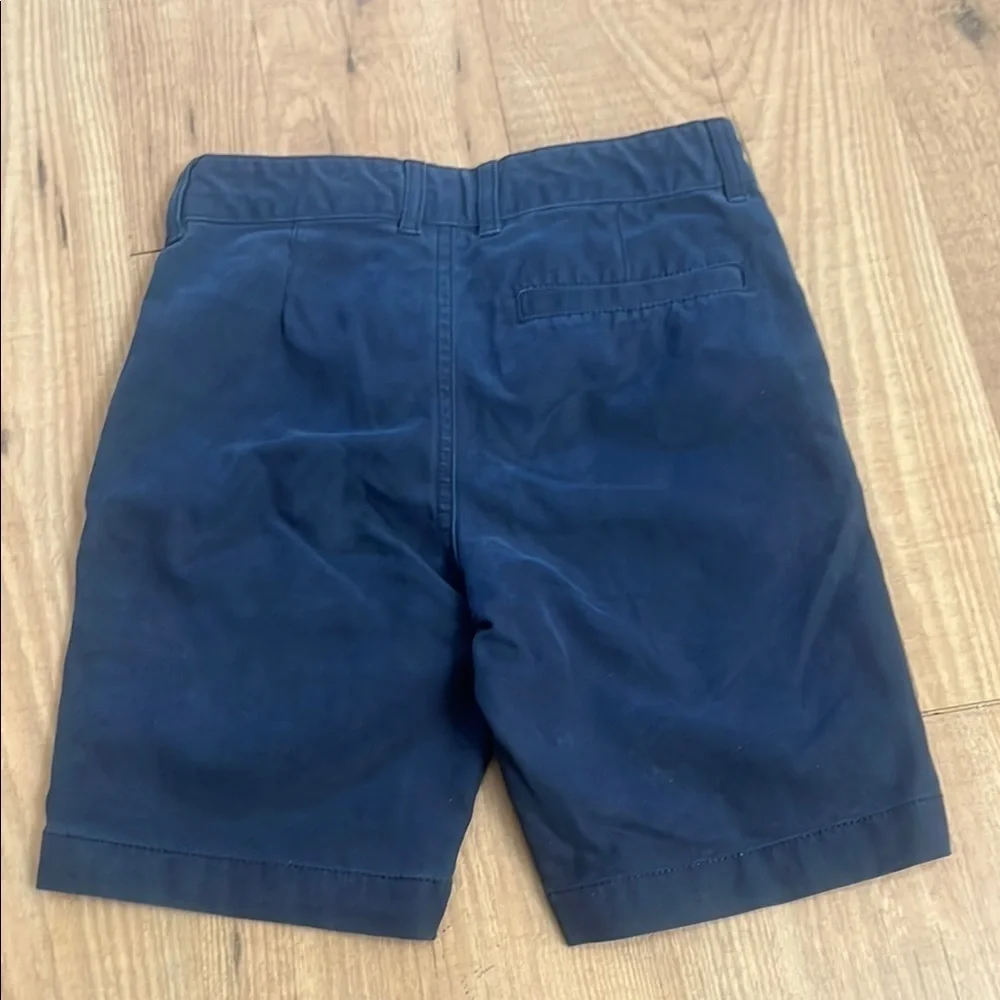 Old Navy Boys Performance Quick Dry Chino Shorts - Size 8 Slim - Navy Blue